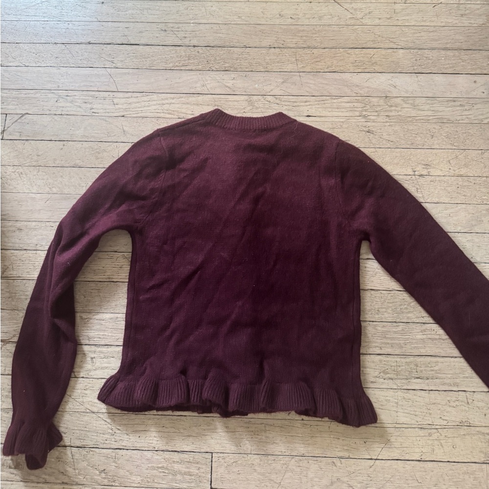 NWT Mango Ruffle Sweater - Picture 4 of 5